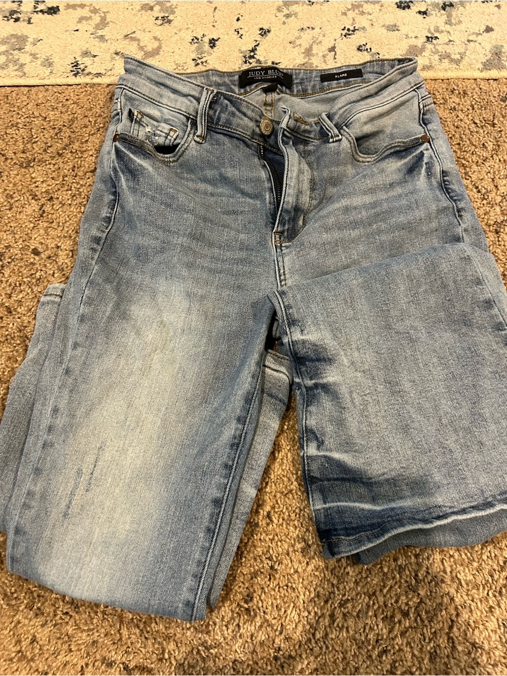 Judy Blue Light Wash Flare Jeans